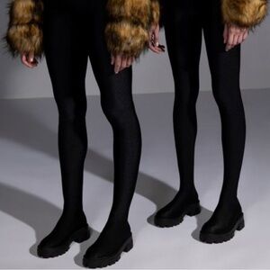 Azalea wang hollywood disco pant boots sz 7.5 brand new!